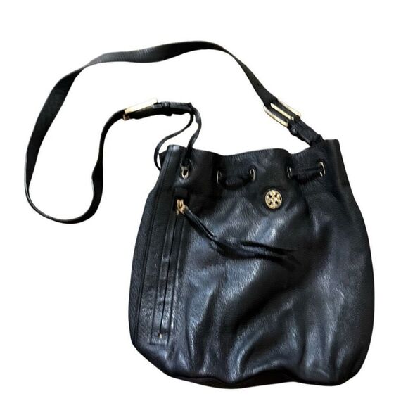 Toryburch black bucket bag - Picture 1 of 5